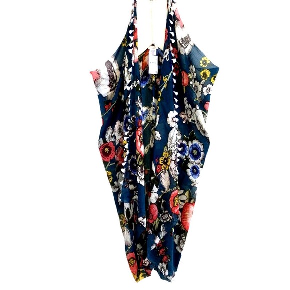 POOL TO PARTY SUBTLE LUXURY OSFM Swim Cover Up Floral One Size Swimwear - Picture 4 of 6